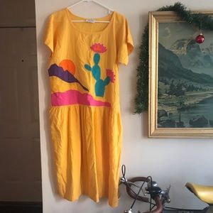 Vintage Cactus Dress